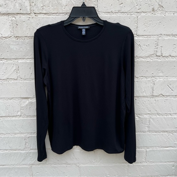 Eileen Fisher Long Sleeve Tee NWOT Women’s M - Picture 7 of 17